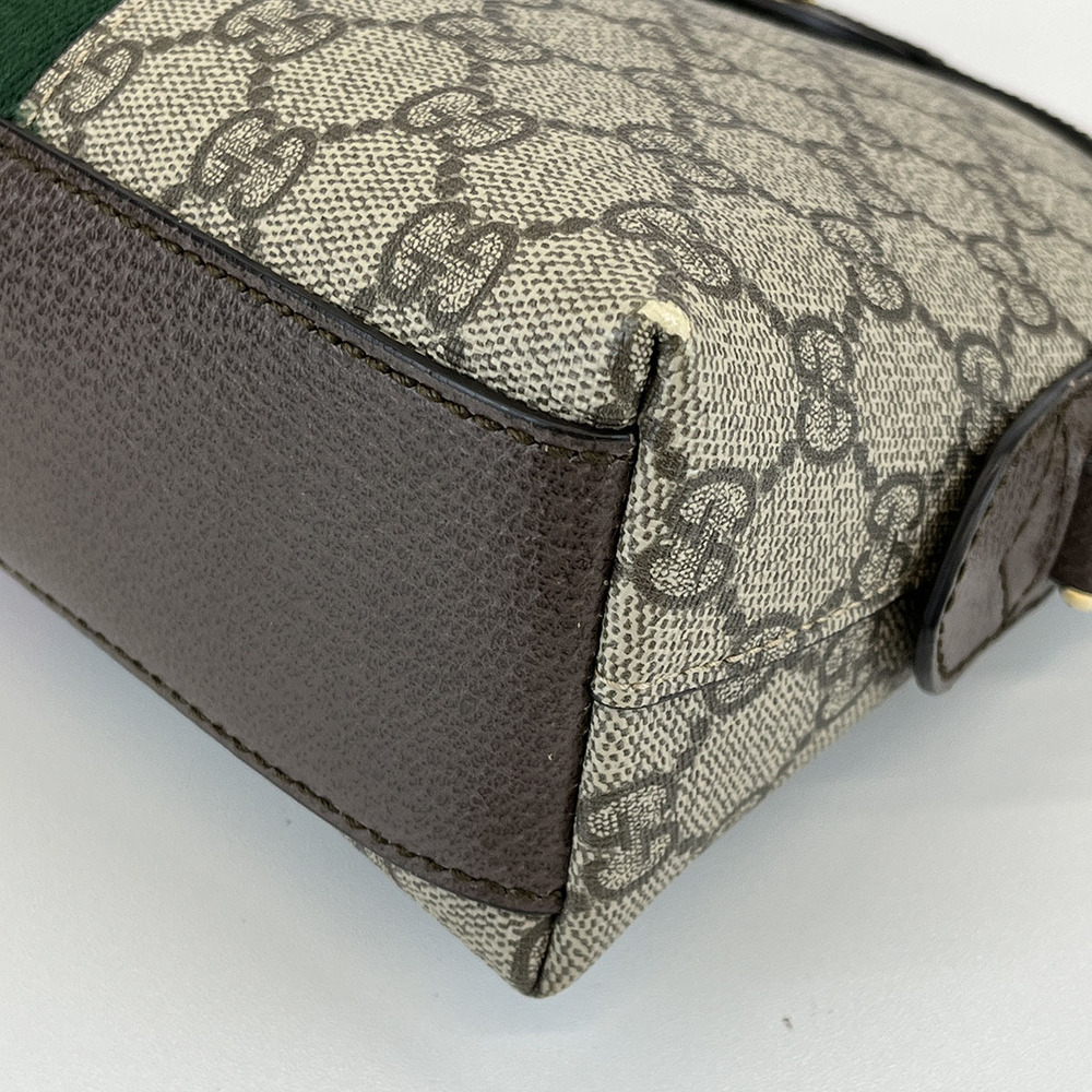 GUCCI Ophidia GG Shoulder Bag Canvas Beige - Picture 5 of 6